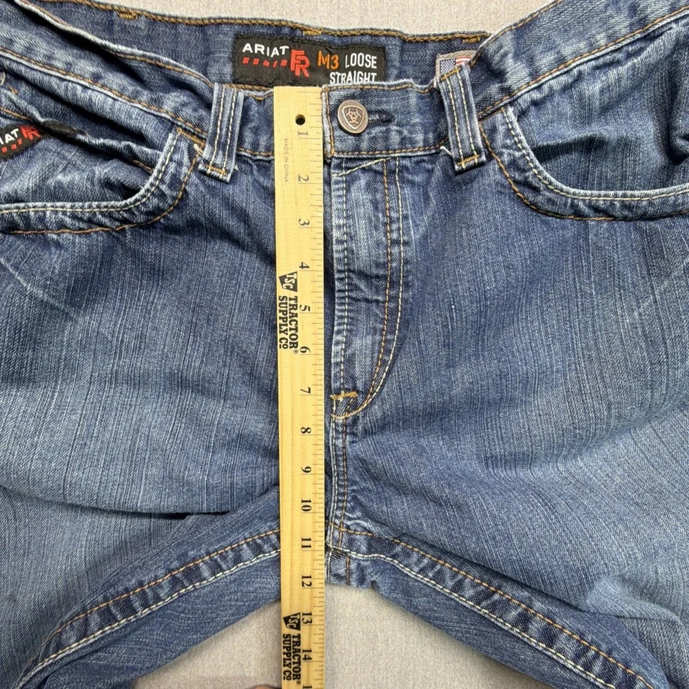 Ariat M3 FR Jean Men's 35x34 (Fits 34x32) Loose Flame-Resistant Work‎ Cat 2